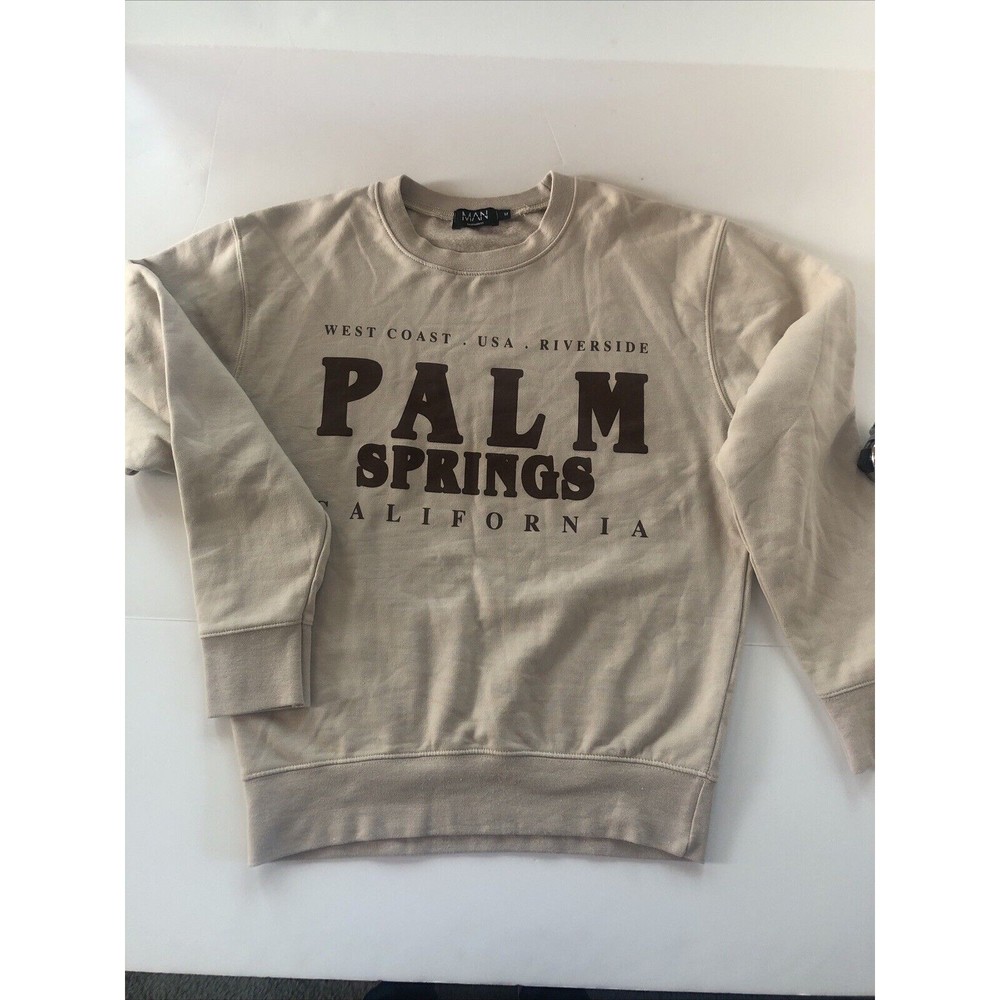Boohoo Man Palm Springs Sweatshirt Medium
